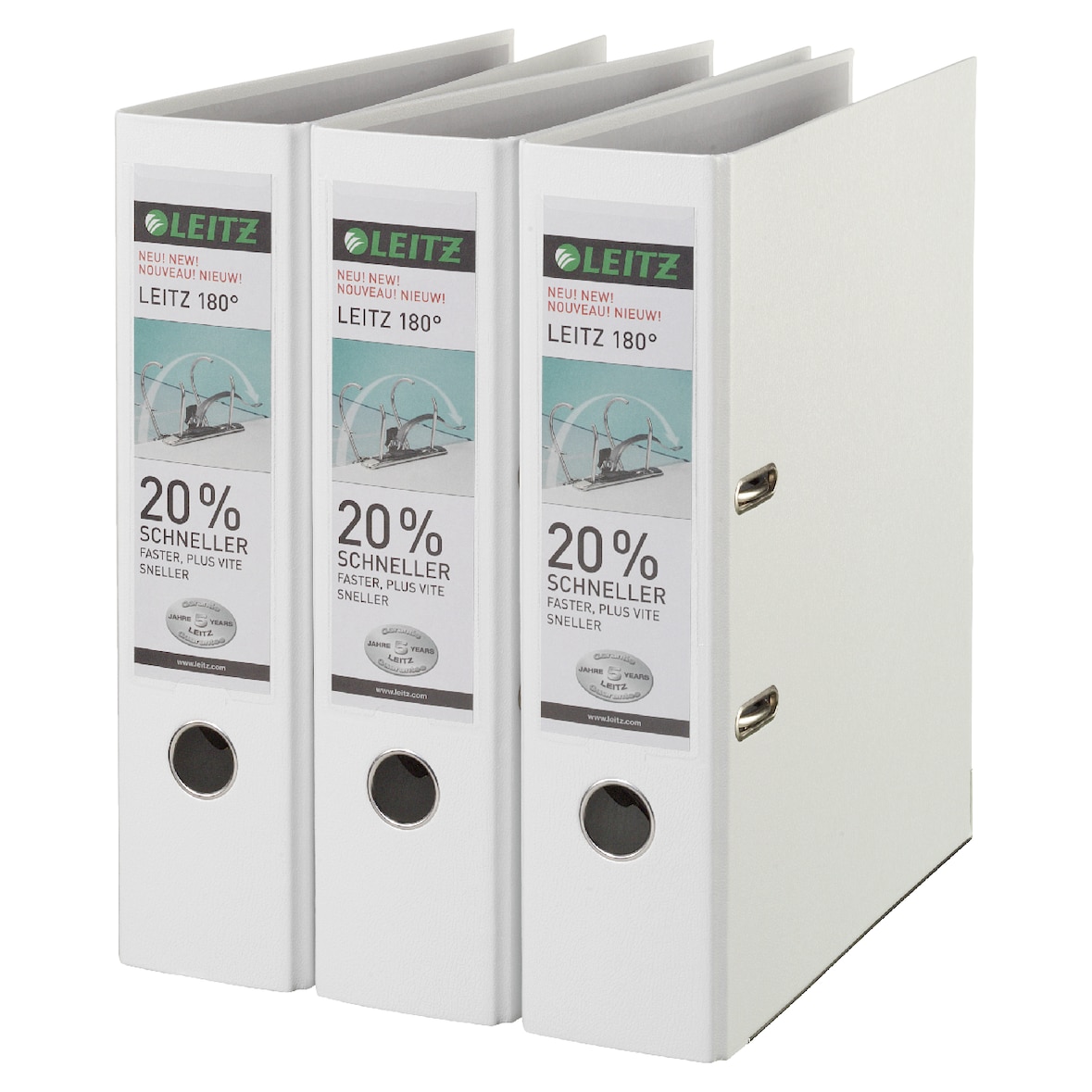 Leitz 1010 Ordner breit - 3 Stück