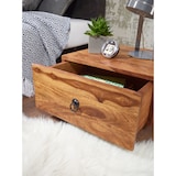 thumbnail of FineBuy Nachttisch Massiv-Holz Nacht-Kommode 25 cm hoch Schublade Nachtschrank