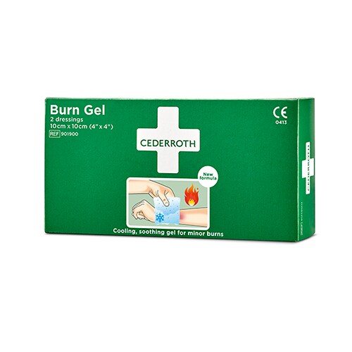 48 Cederroth Burn Gel Dressing Verband 10 cm x 10 cm