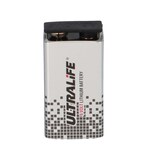 thumbnail of 10x Ultralife U9VL-J-P - 9V Block Power Cell Lithium Batterie 9V 1200mAh
