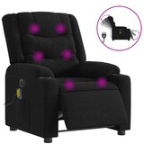 thumbnail of vidaXL Massagesessel Elektrisch Schwarz Stoff
