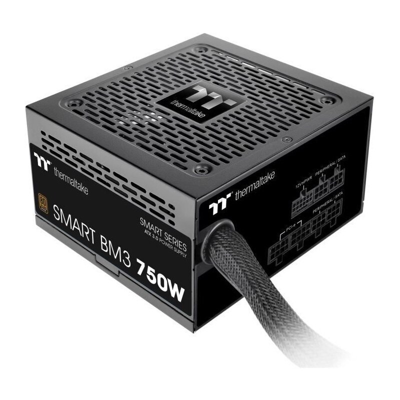 Thermaltake Smart Bm3 750w (noir) (80+ Bronze) - Alimentation Pc - 750w