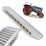 thumbnail of TRUTZHOLM 1x Profi Schwerlastrampe 212 cm Traglast 1900 kg Alu grau Auffahrrampe Verladerampen