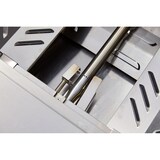thumbnail of METRO Professional Gasgrill 6-Brenner, Edelstahl,  206 x 65 x 109 cm, fahrbar, mit Bremsen, silber
