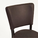 thumbnail of METRO PROFESSIONAL Cadeira de restaurante estofada Jack, conjunto de 2, madeira de faia/couro artificial, castanho