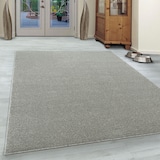 thumbnail of Teppich Wohnzimmer Einfarbig Pflegeleicht Waschbar Strapazierfähig Schlafzimmer OEKO-TEX Creme 80x150 cm Gekettelt – MAIN von Kadima Design