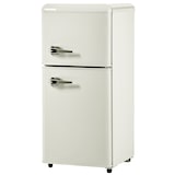 thumbnail of Merax Retro Mini Kühlschrank mit Gefrierfach, 60L, 2 Türen, 88,8 cm, kompakt für Single, Büro & Hotel Minibar, LED, 102 kWh/Jahr, Schwarz
