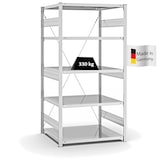 thumbnail of PROREGAL Fachbodenregal Stecksystem | Grundregal | HxBxT 200x100x80cm | 5 Ebenen | Fachlast 330 kg | Einseitig nutzbar | Lichtgrau