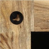 thumbnail of Décoshop26 - Quadratischer Wandspiegel aus massivem Mangoholz 50 x 50 cm DEC022723 DEC022723