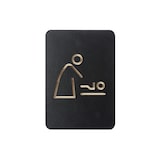 thumbnail of Piktogrammschilder Europel Baby schwarz 421038