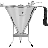 thumbnail of Royal Catering Fülltrichter - 1.8 L - Edelstahl - 3 Füllspitzen - ergonomischer Griff
