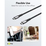 thumbnail of goobay 49302 goobay USB C Kabel 1,0 m schwarz, grau
