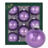 thumbnail of Violett glanz 7cm Glaskugeln uni
