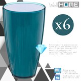 thumbnail of WellHome - Set mit 6 blauen Plastikbechern