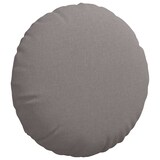 thumbnail of vidaXL Zitkussens 2 pcs Taupe Ø60 x 21 cm Stof