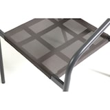 thumbnail of Set pranzo da balcone con tavolino Ø60 e 2 sedie impilabili in acciaio e textilene, ideale per terrazzo, giardino, bar, caffetteria - Max & Gaia