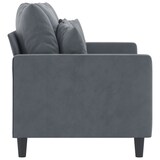 thumbnail of vidaXL 2-Sitzer-Sofa Dunkelgrau 120 cm Samt