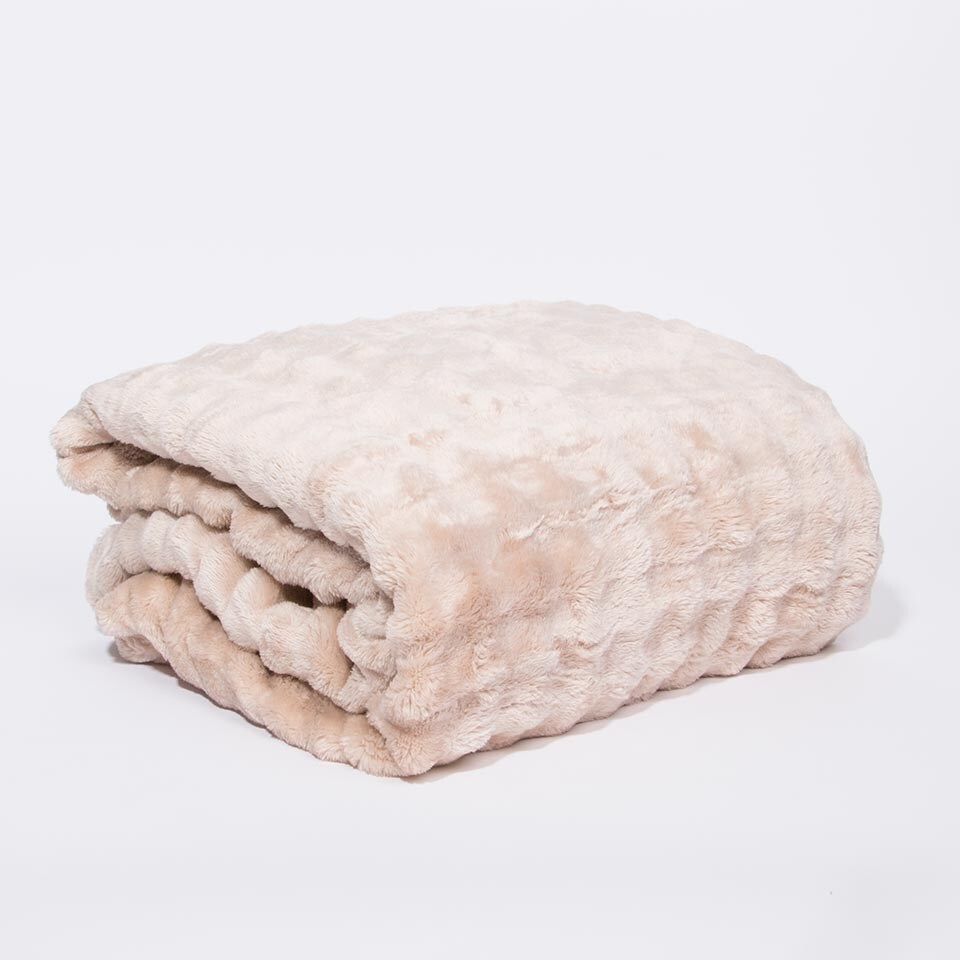 Coperta Betz TRE ANGOLI 150x200 Cm Colore Beige – Morbida, Resistente Allo Sbiadimento, Lavabile In Lavatrice | Azienda Tedesca