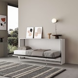 thumbnail of Itamoby Letto a scomparsa singolo orizzontale Kando con materasso Bianco Frassino