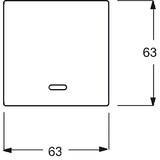 thumbnail of Busch-Jaeger Bedienelement 6543-884-101 2CKA006599A2963