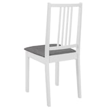 thumbnail of Chaises à manger avec coussins lot de 4 blanc bois solide Modèle Vega StudioDesk Ligne