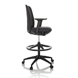 thumbnail of Sedia da lavoro / Sedia da banco NESTORA WORK tessuto nero hjh OFFICE