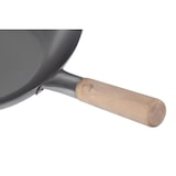thumbnail of Vogue Wok in acciaio dolce con fondo piatto 35,6(Ø)cm