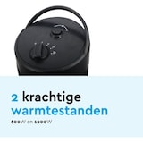 thumbnail of BRASQ Terrasverwarmer Elektrisch staand - Tafelmodel - 1200W - 2 standen – Zwenkfunctie - Heater – Spatwaterdicht - Verwarming Voor Binnen/ Buiten