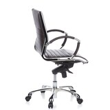thumbnail of Bürostuhl / Chefsessel PARMA 10 Leder braun Chrom hjh OFFICE