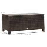 thumbnail of Outsunny - Gartentisch - 85Lx50Wx39Hcm - Braun