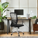 thumbnail of Silla de oficina / silla giratoria STAR-TEC S malla / tela negro hjh OFFICE