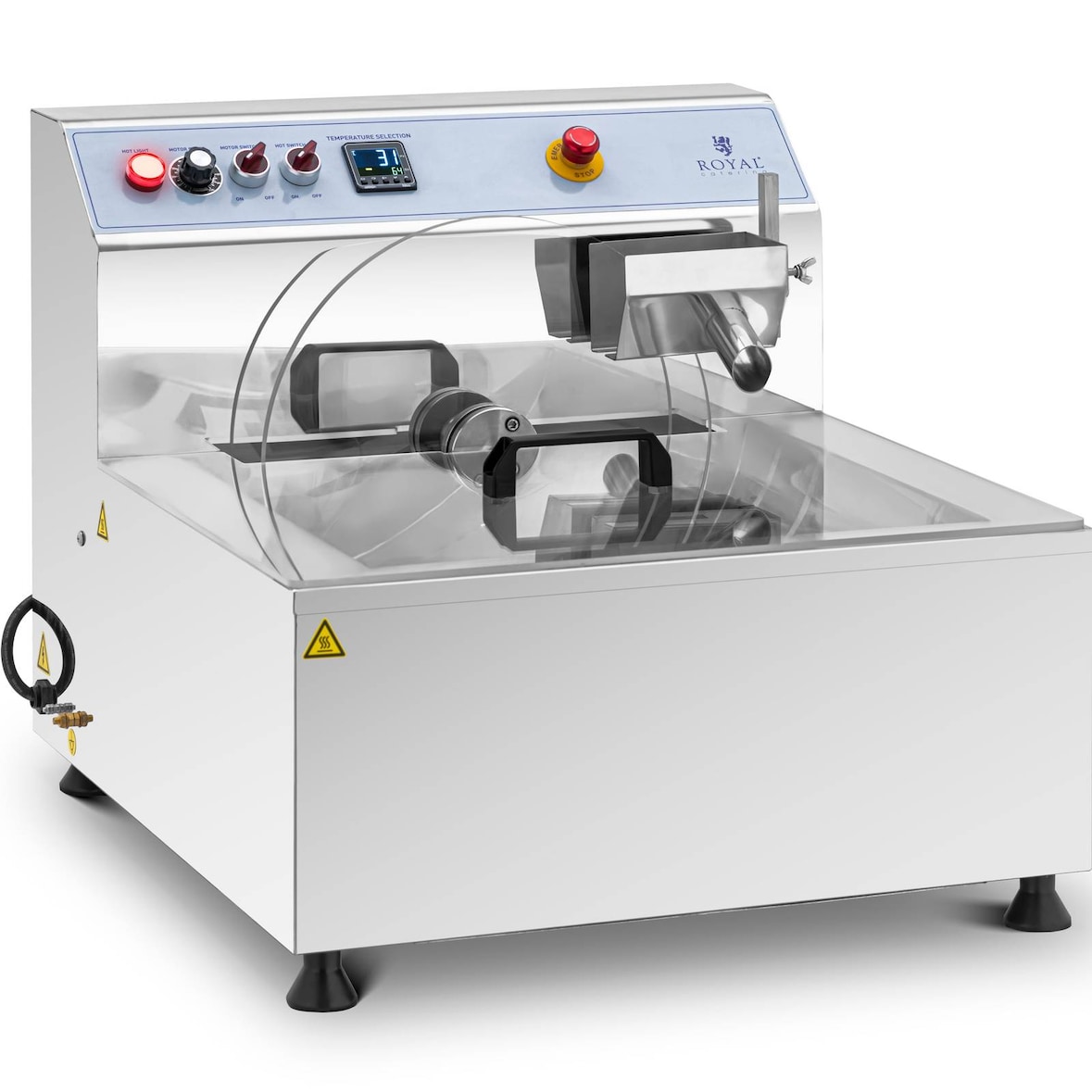 Royal Catering - Chocoladetempereermachine - RVS - 960 W - 15 l -