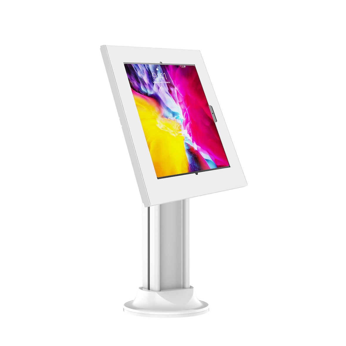 KIMEX - Soporte de mesa universal para tablets Apple y Samsung 10.9''-11'', Blanco