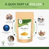 thumbnail of Pollen Bio - Immunité Vitalité Énergie - 100% Pollen de fleurs Pur - Qualité Premium - Conditionné en France - Certifié par Ecocert - 100G