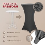 thumbnail of DETEX® Stehtischhusse 5er Set Anthrazit Grau 70-75cm Verstärkter Fußbereich 30°C Waschbar Stehtisch Hussen Stretch Bezug