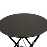 thumbnail of Bistrotisch Ø60xH70 cm klappbar - Metall Dunkelgrau