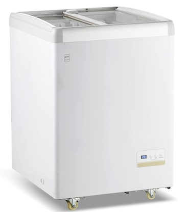 METRO PROFESSIONAL Vitrine de congélation GICC1108, 60.5 x 65.3 x 87 cm, 108 L, avec serrure et clé, blanc