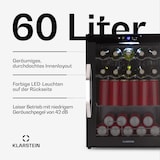 thumbnail of Coachella 60 Smart Kühlschrank | Wifi | LED | 3 Böden | Hintergrundbeleuchtung | EEK E Schwarz