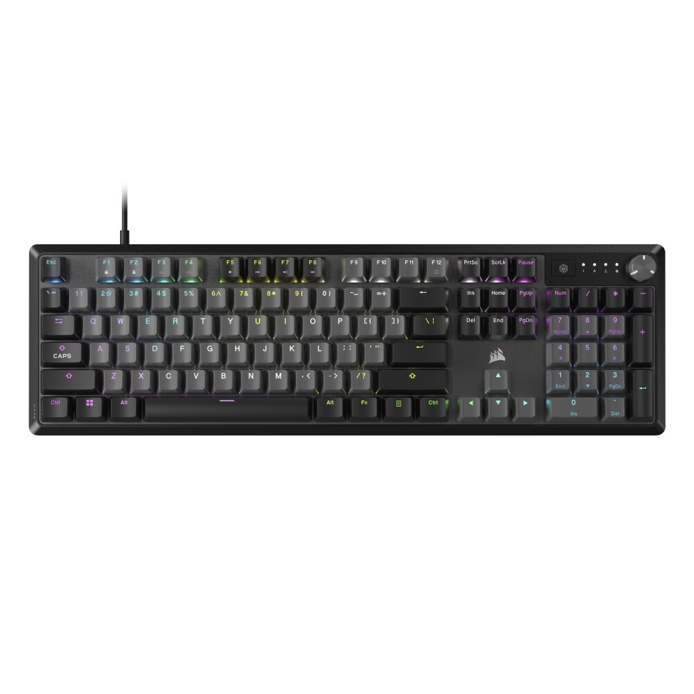 Corsair K70 CORE RGB Gaming-Tastatur QWERTY Deutsch, Grau