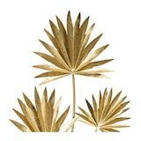 thumbnail of Décoration murale Feuilles en métal Or 39 x 73 cm