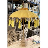 thumbnail of Sonnenschirm Bali-Schirm Dekoschirm 75x50cm Gelb farbend Mini Handmade Schirm
