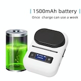 thumbnail of Mini Imprimante Thermique Bluetooth Portable Haute Vitesse Pour Bureau Et Commerce Noir YONIS