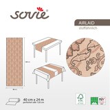 thumbnail of Sovie HORECA Tischläufer Cleve in Braun aus Linclass® Airlaid 40 cm x 24 m, 1 Stück - Ornamente