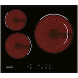 thumbnail of INFINITON Placa Vitroceramica VIT3P54W, 3 Zonas, Ancho 60 cm, Temporizador, Crystal Black