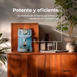 thumbnail of EVVO Cafetera Express Intensa Retro, 15 bares, 950W, Doble salida, Portafiltros, Depósito de 1,5 l, calentamiento rápido