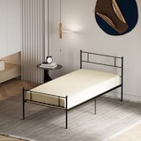 thumbnail of HOMCOM Struttura Letto Singolo in Acciaio con Doghe e Testiera