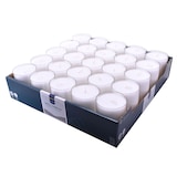 thumbnail of METRO Professional Vela em copo, parafina, 5.6 x 6.5 cm, 24 horas, branca, 25 unidades