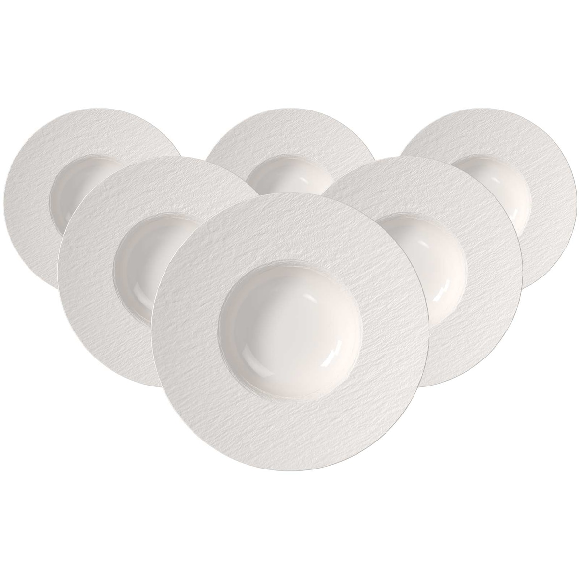 Villeroy & Boch Manufacture Ice Pastateller ø 28 cm 6er Set