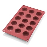 thumbnail of WAS Germany - Petit Four Cake Pan 31 red, 15 Formen, Ø 4 cm, Silikon