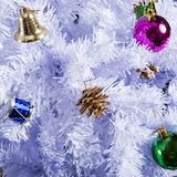 thumbnail of Árbol de Navidad Decoraciones Artificiales Incluidas 150/180 cm Verde y Blanco